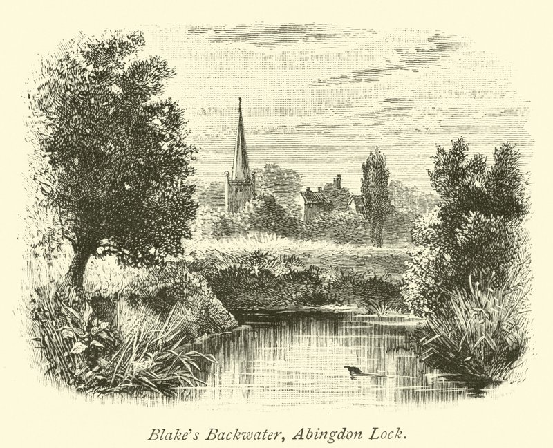 Blakes Backwater, Abingdon Lock af English School