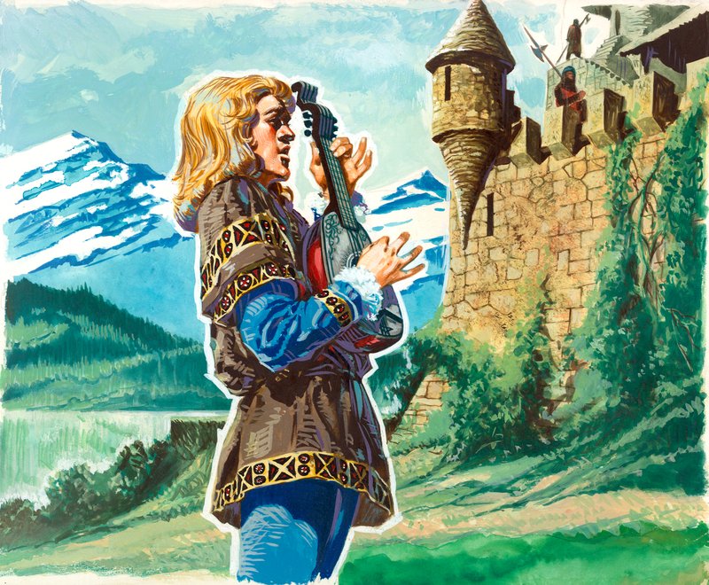 Blondel i Richards fængsel af English School