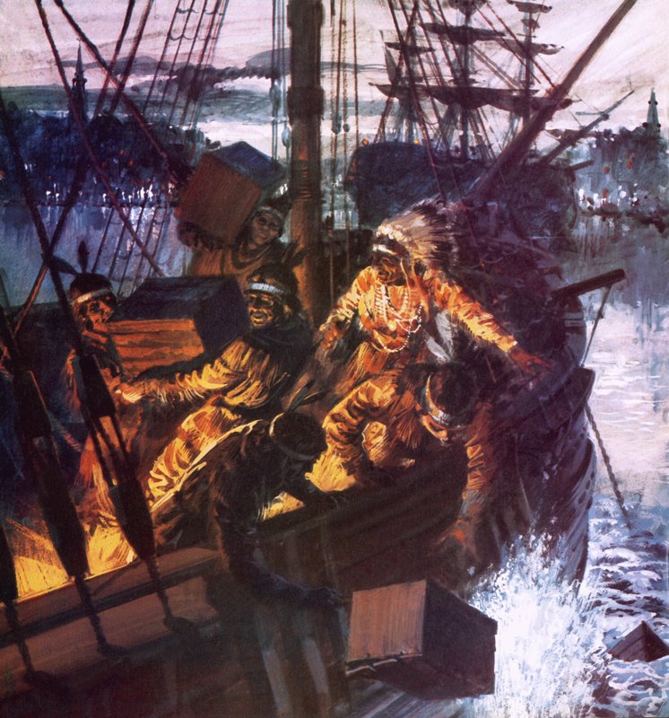 Boston Tea Party af English School