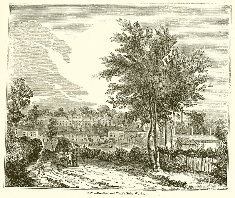 Boulton og Watts Soho Works af English School