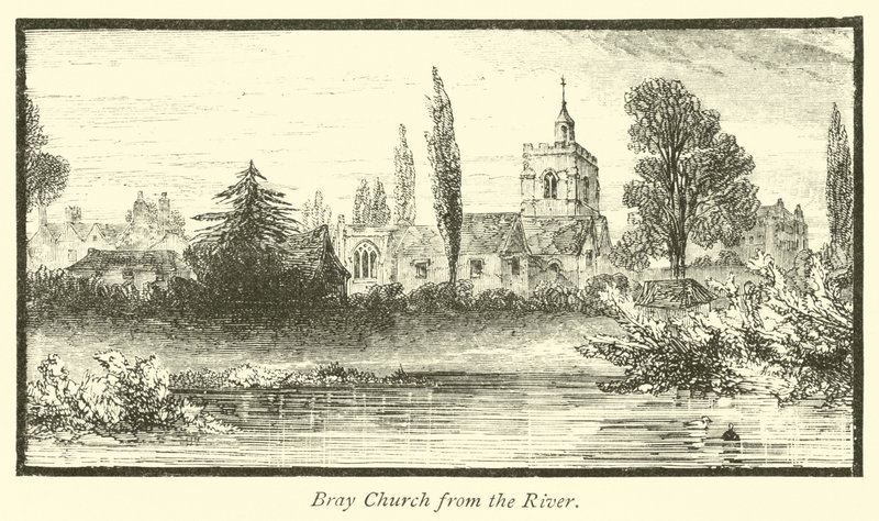 Bray kirke fra floden af English School