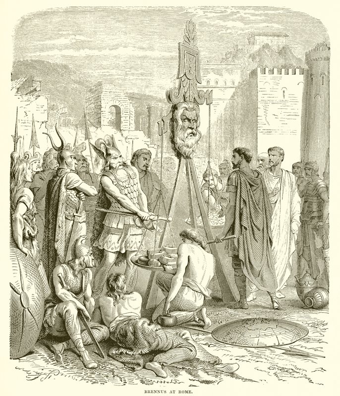Brennus i Rom af English School