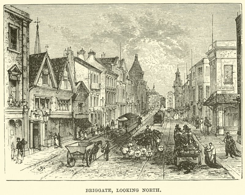 Briggate, ser mod nord af English School