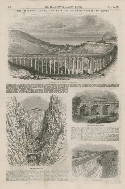 Brighton, Lewes og Hastings Railway af English School