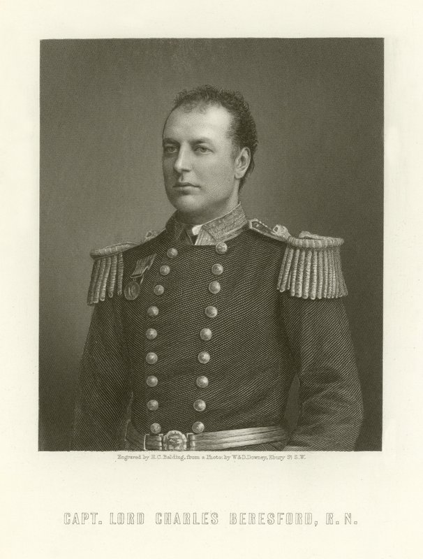Kaptajn Lord Charles Beresford af English School