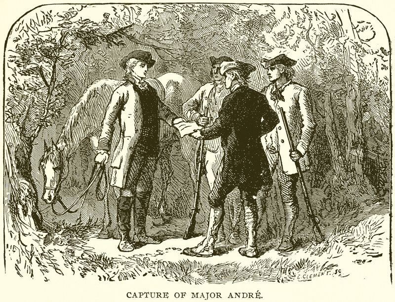 Tilfangetagelse af major Andre af English School
