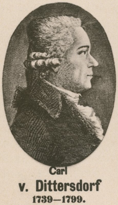 Carl von Dittersdorf (gravering) af English School