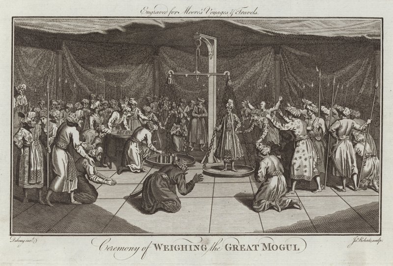 Ceremoni for vejning af den store mogul af English School