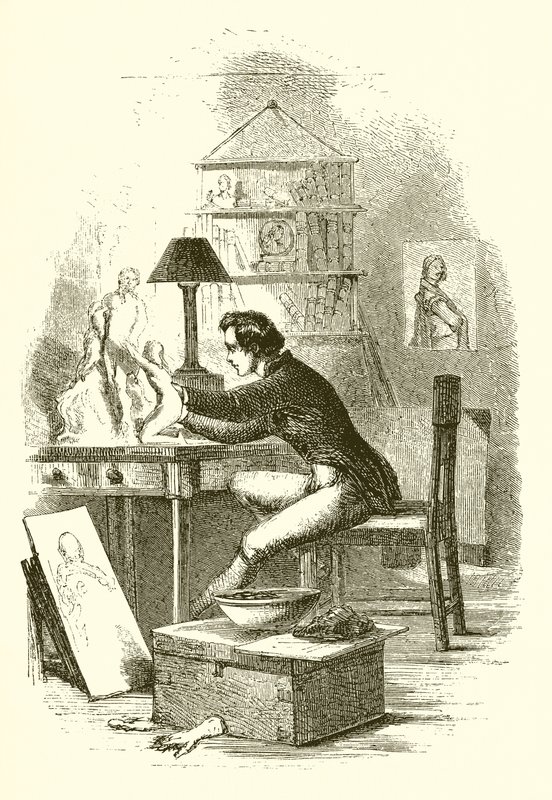 Chantreys tidlige studier af English School