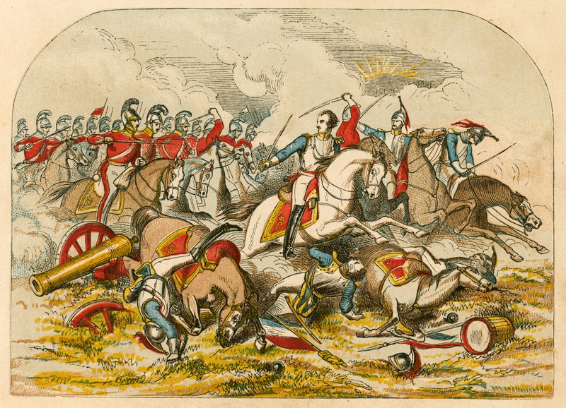 Ansvar for kavaleriet ved Waterloo af English School