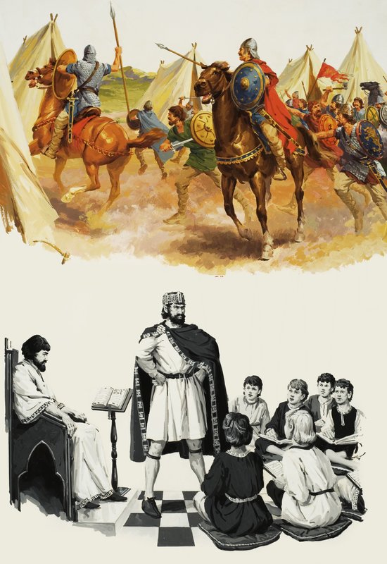 Charlemagne af English School