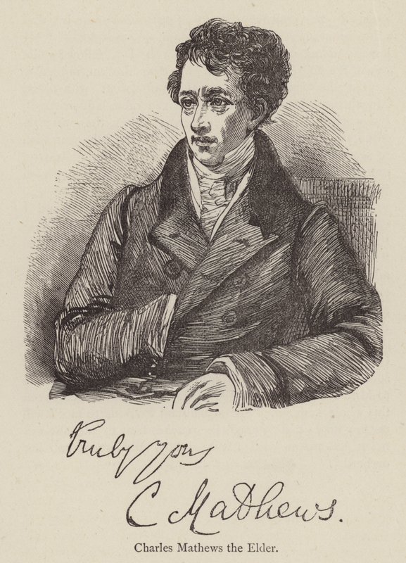 Charles Mathews den Ældre (gravering) af English School