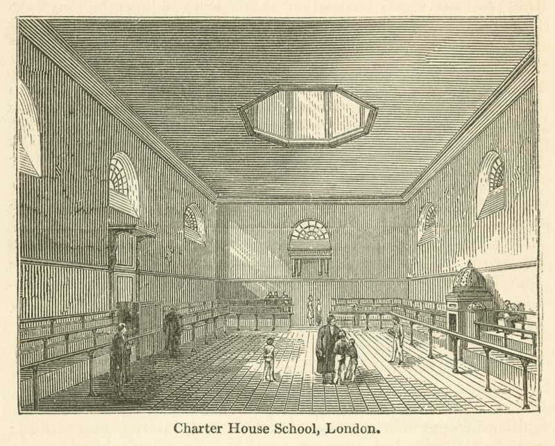 Charter House School, London (gravering) af English School