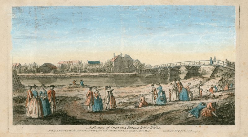 Chelsea Bridge Waterworks af English School