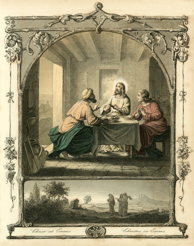 Kristus i Emmaus af English School