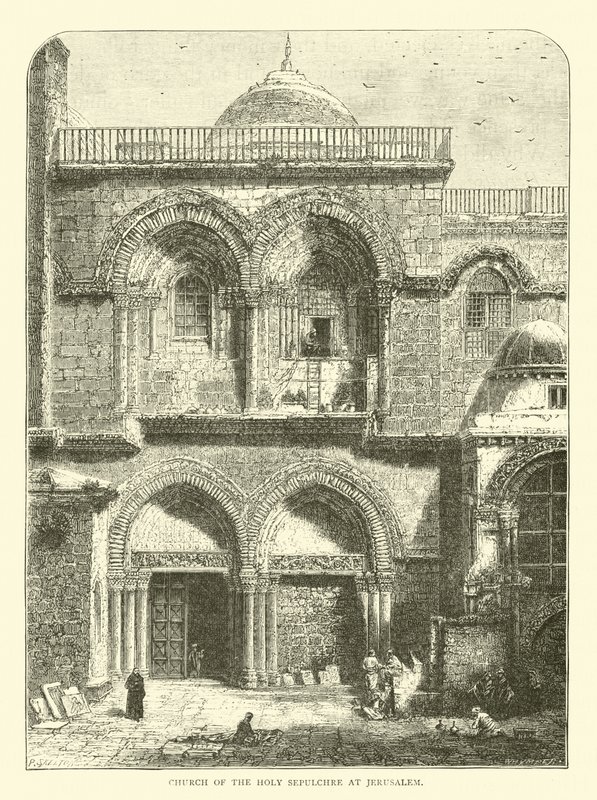 Den Hellige Gravs Kirke i Jerusalem af English School
