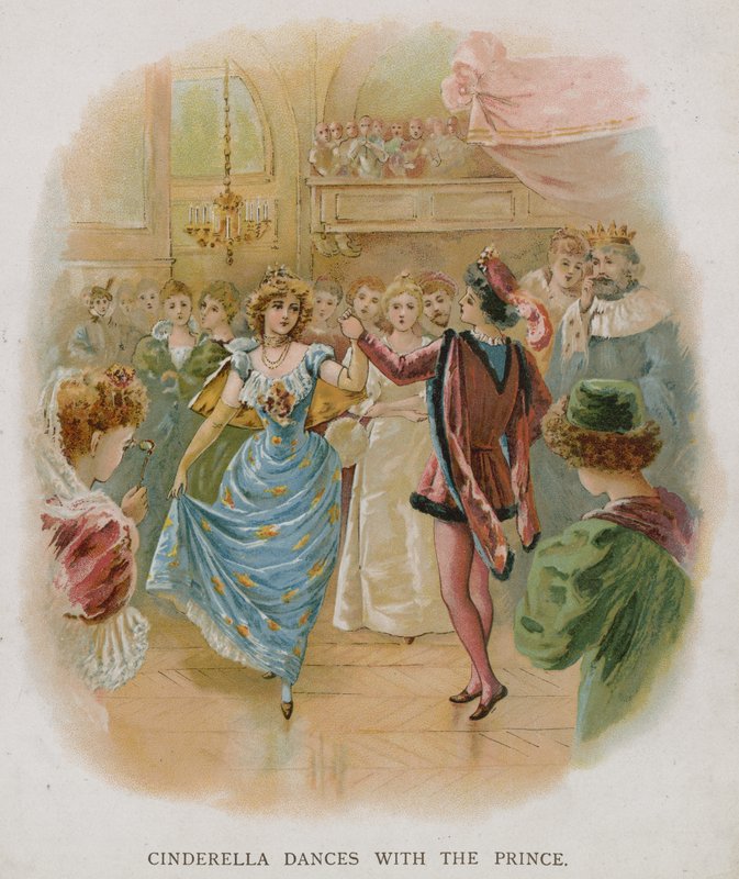 Askepot danser med prinsen af English School