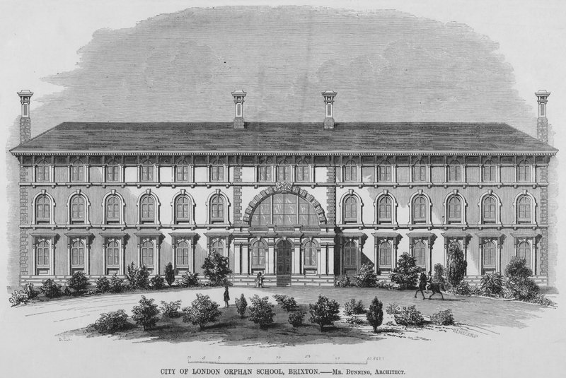 City of London Orphan School, Brixton (gravering) af English School