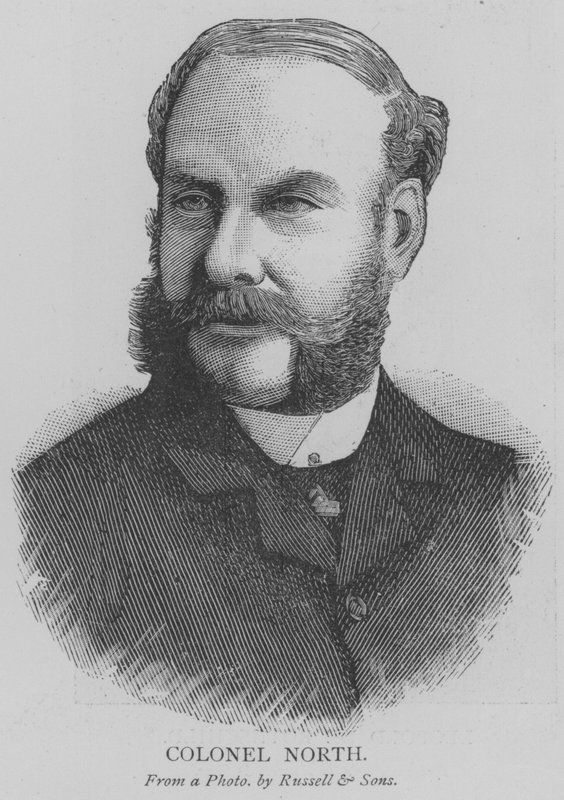 Oberst North (gravering) af English School