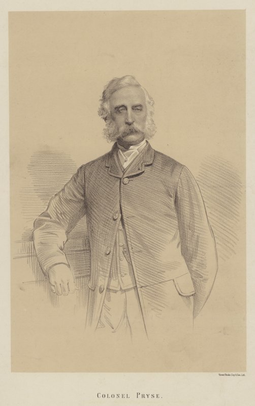 Oberst Priser (litho) af English School