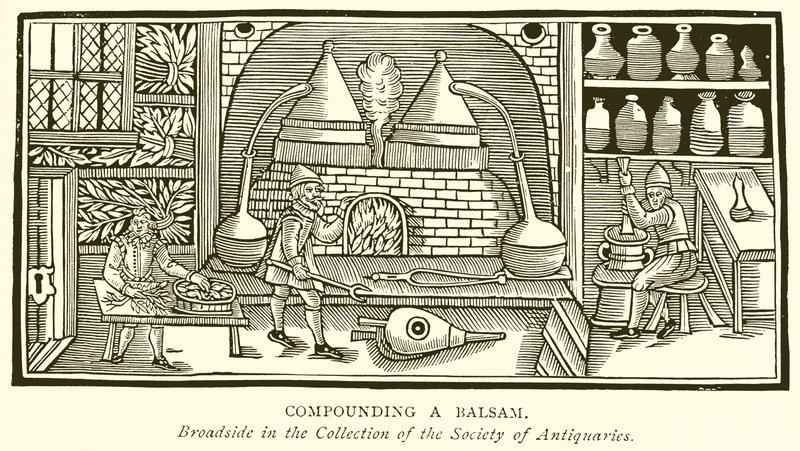 Sammensætning af en balsam af English School