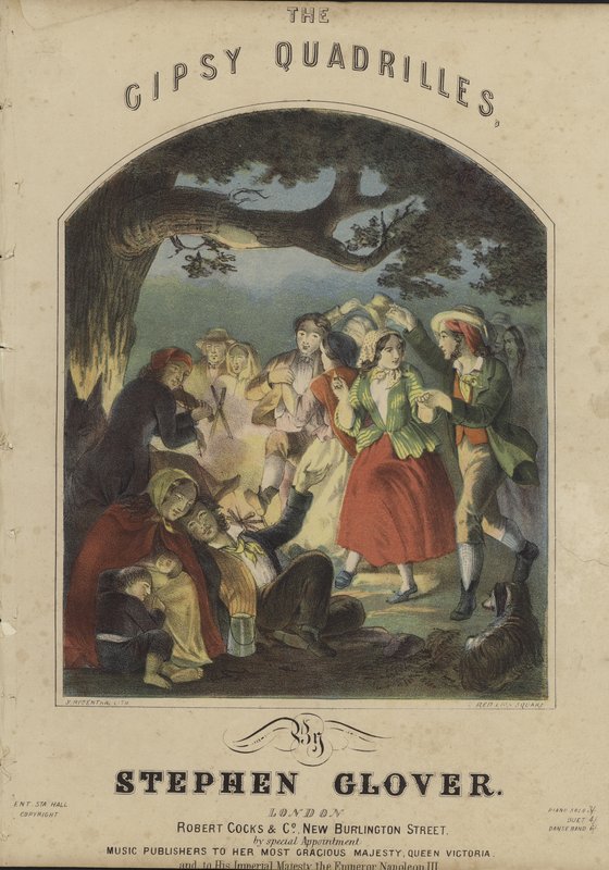 Cover af The Gipsy Quadrilles af English School