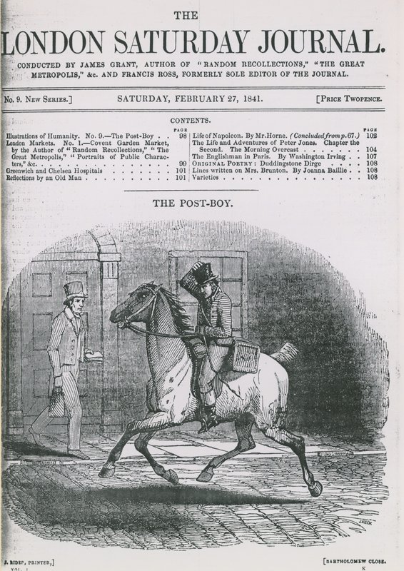 Forside af London Saturday Journal af English School