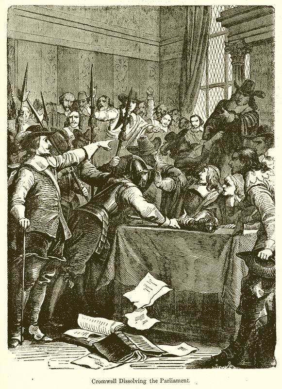 Cromwell opløser parlamentet af English School