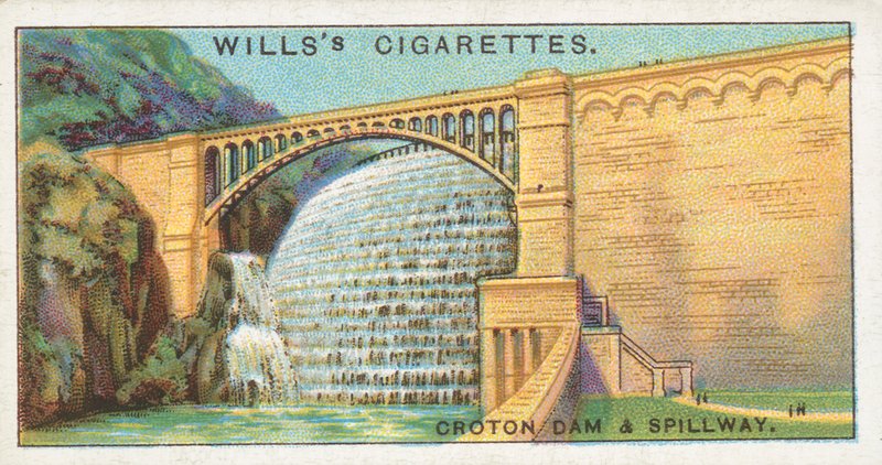 Croton Dam og Spillway af English School