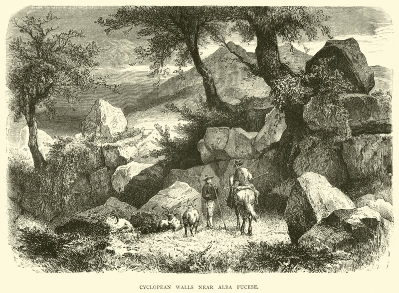 Cyclopean Walls nær Alba Fucese af English School