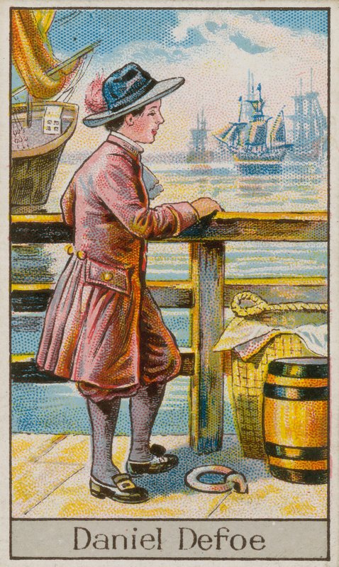 Daniel Defoe (chromolitho) af English School