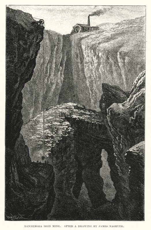 Dannemora jernmine (gravering) af English School
