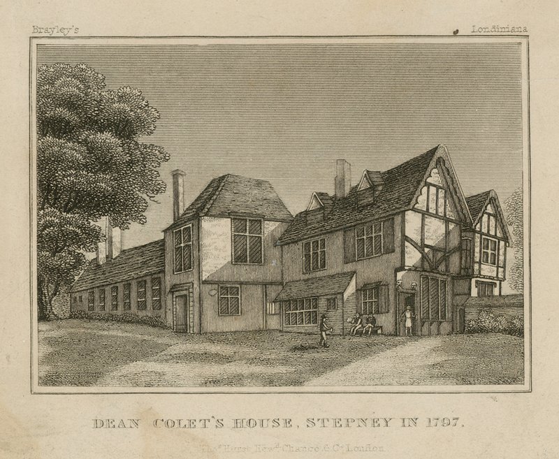 Dean Colets House i Stepney af English School
