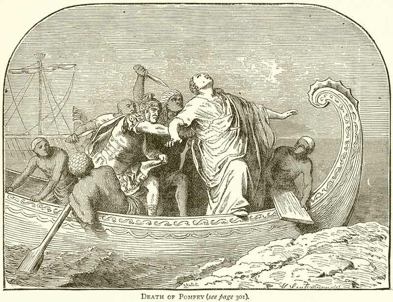 Pompejus død af English School