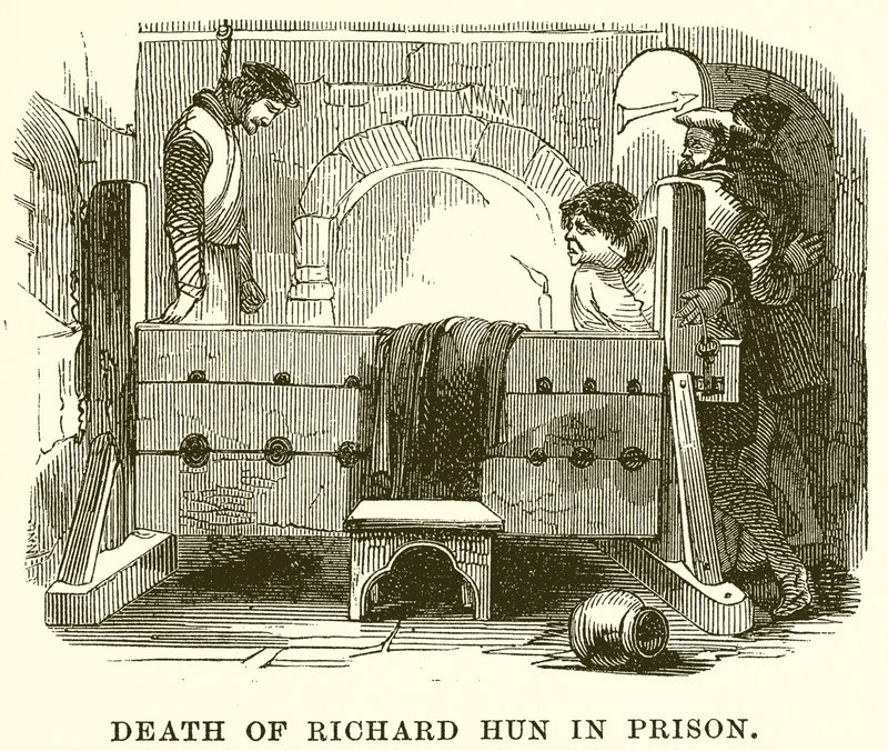 Richard Huns død i fængslet af English School