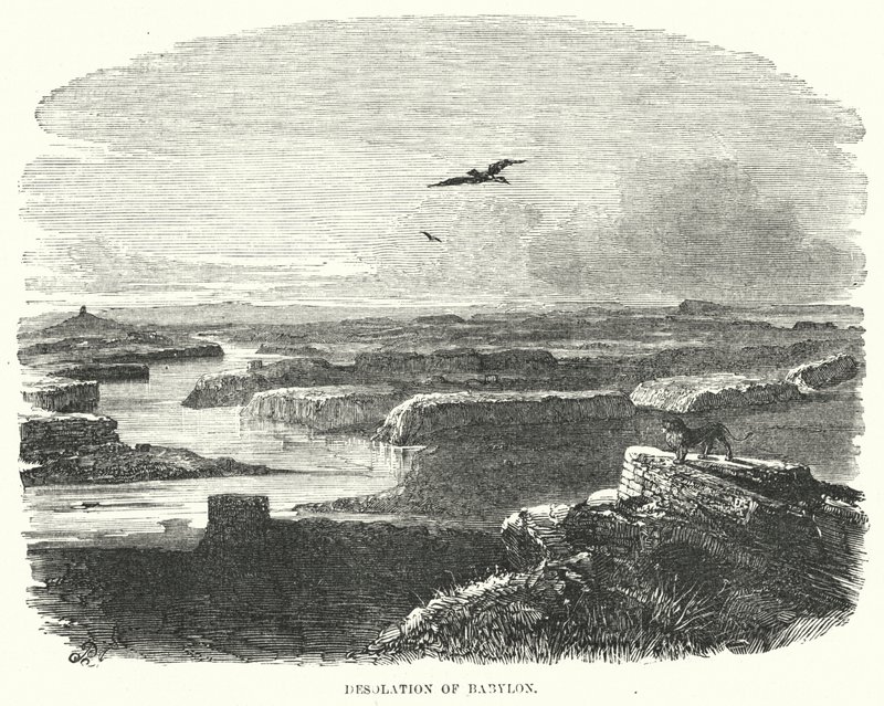 Babylons øde (gravering) af English School