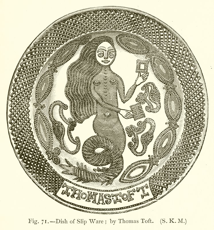 Fad af Slip Ware; af Thomas Toft af English School