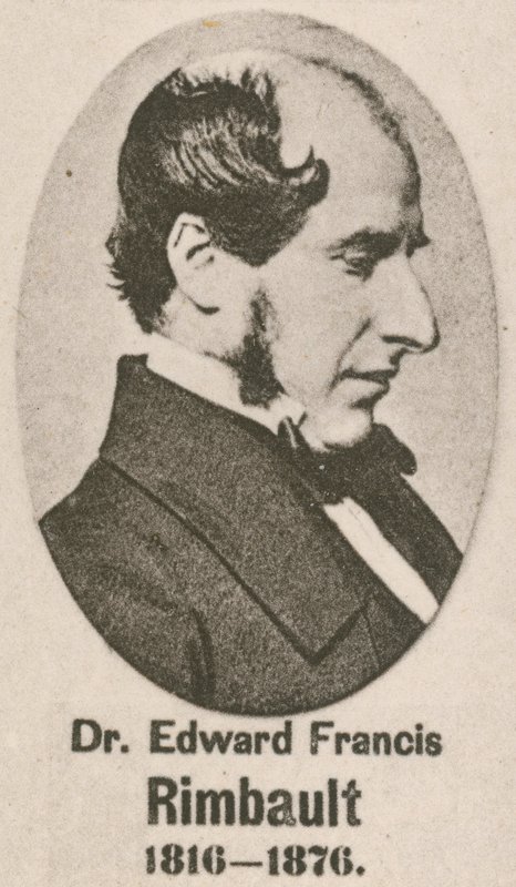 Dr. Edward Francis Rimbault (dybtryk) af English School