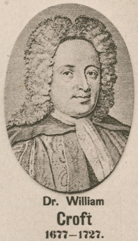 Dr. William Croft (dybtryk) af English School