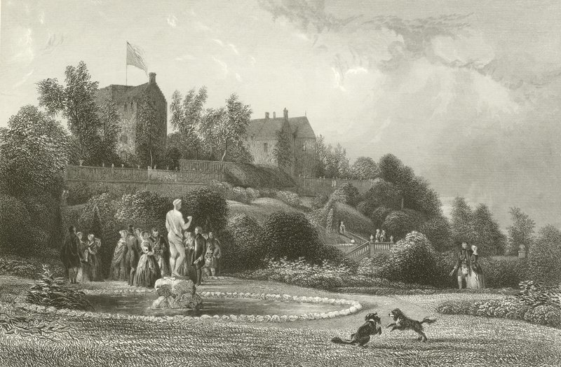 Drummond Castle af English School