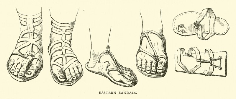 østlige sandaler af English School
