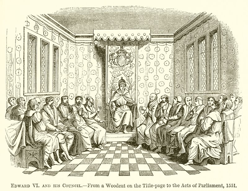 Edward VI og hans råd af English School