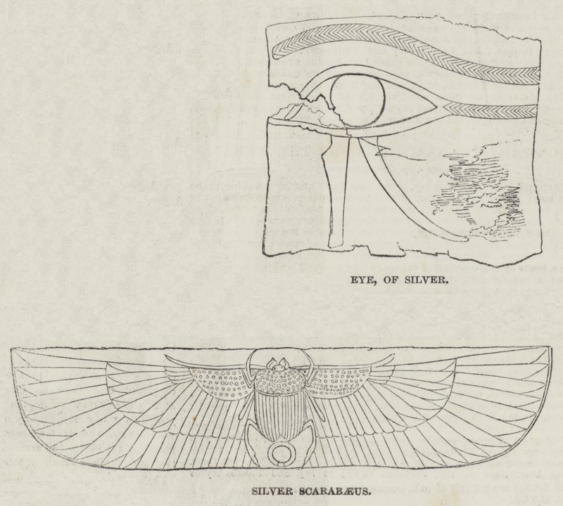 Egyptiske antikviteter (gravering) af English School