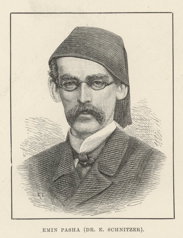 Emin Pasha (Dr. E. Schnitzer) (gravering) af English School