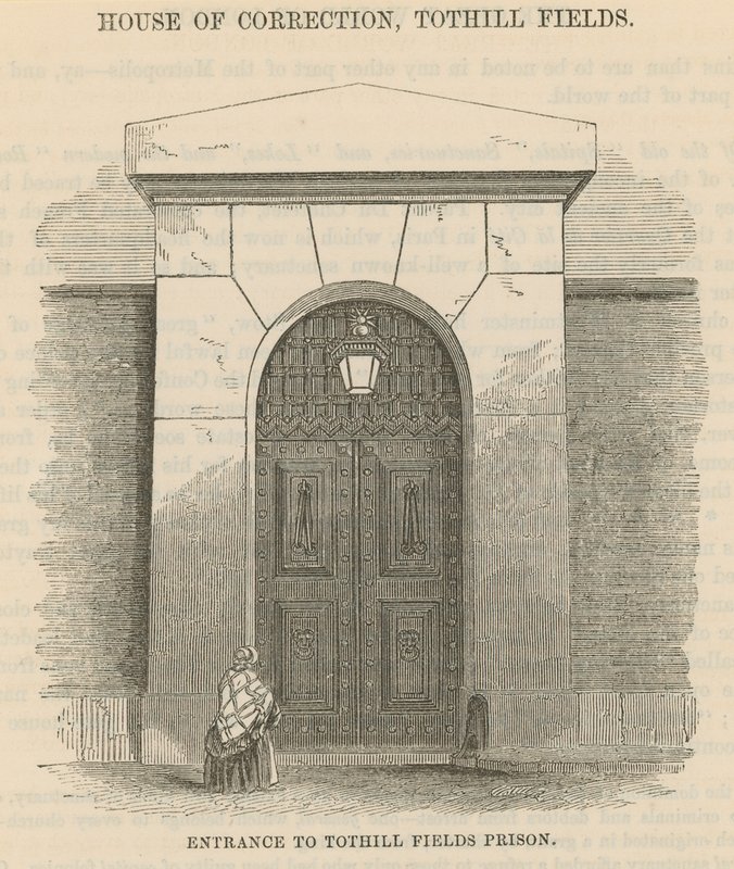 Indgang til Tothill Fields Prison af English School