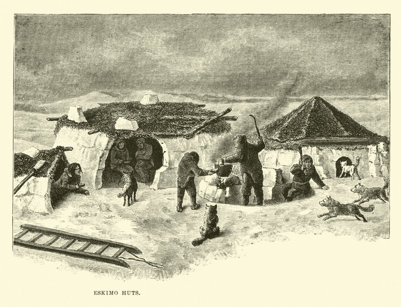 Eskimo hytter af English School