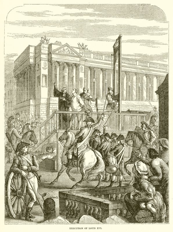Henrettelse af Ludvig XVI af English School