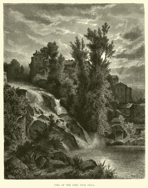 Liris fald nær Isola af English School