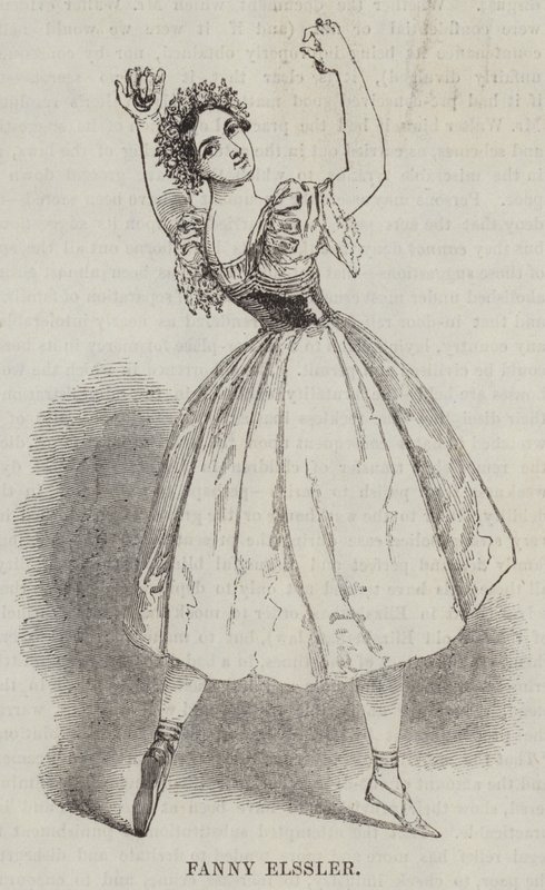 Fanny Elssler (gravering) af English School