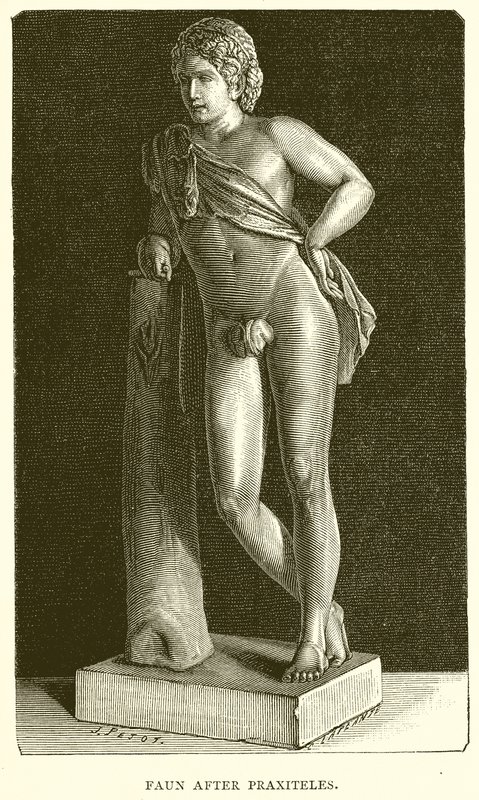 Faun efter Praxiteles af English School